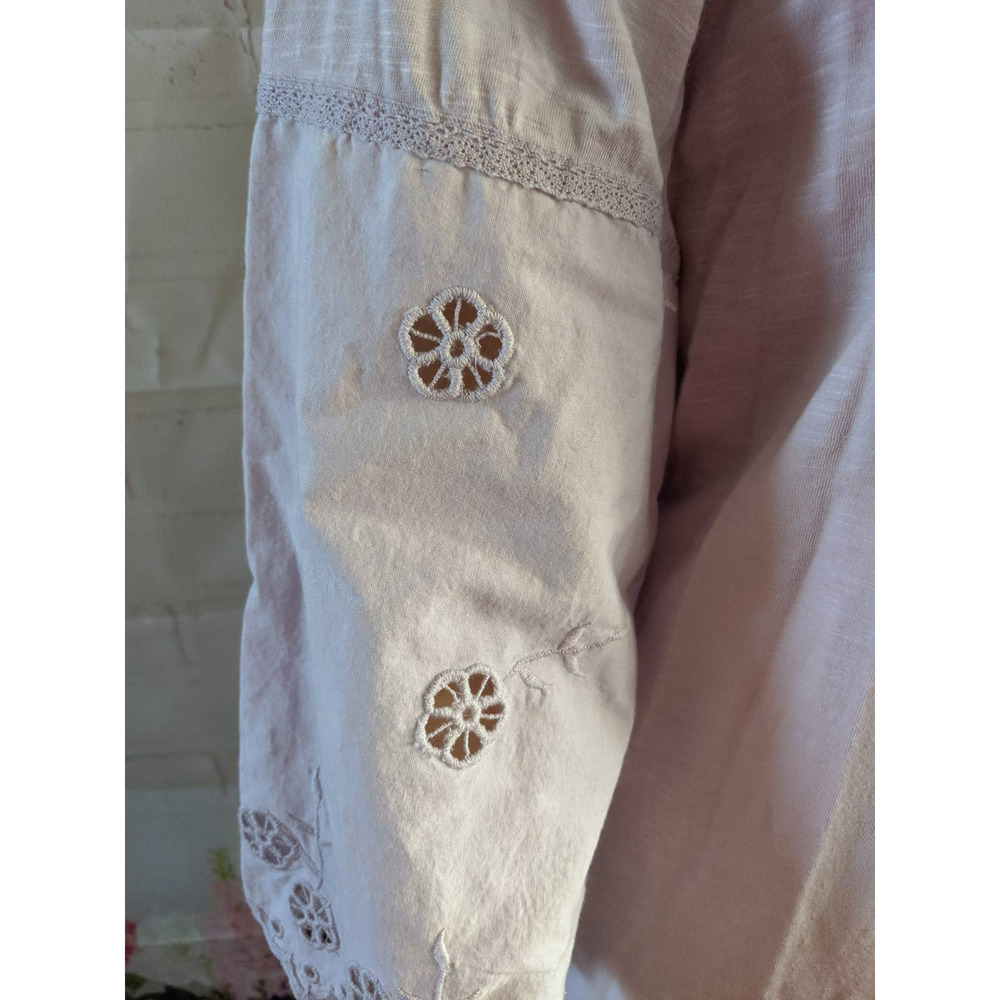 Caslon Eyelet Detail Knit‎ Top NWOT $49 - Picture 3 of 4